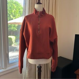 Reformation Marla Zip Sweatshirt Large